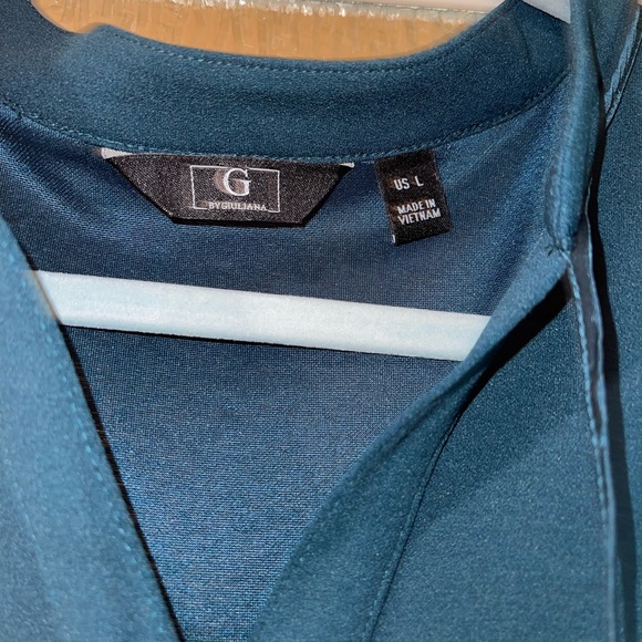 Teal sleeveless top G by Giuliana NWOT - Picture 2 of 4